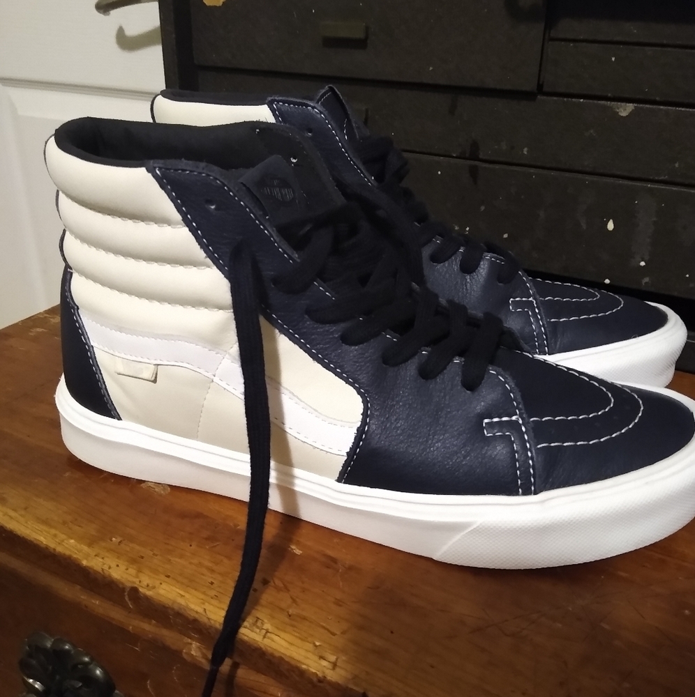 Vans High Top Classic (Dark Navy/White)